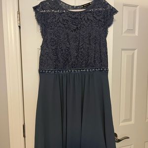 NWT Slate Blue Semi-Formal Dress 2XL